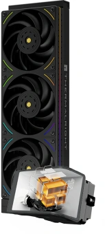 Система водяного охлаждения Thermalright Wonder Vision 360 UB ARGB Soc-AM5/AM4/1200/1700/1851 черный 4-pin 28.1dB Al LCD Ret (W-VISION-UB-360-BL-ARGB) - купить недорого с доставкой в интернет-магазине