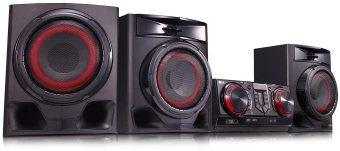 Минисистема LG XBoom CJ45 черный 720Вт FM USB BT - купить недорого с доставкой в интернет-магазине