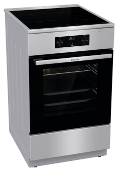 Плита Электрическая Gorenje GEIT5C61XPG нержавеющая сталь стеклокерамика (без крышки) - купить недорого с доставкой в интернет-магазине