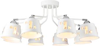 Люстра Hiper Grums H188-8 потолоч. белый - купить недорого с доставкой в интернет-магазине