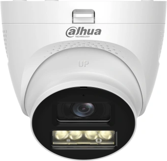 Камера видеонаблюдения аналоговая Dahua DH-HAC-HDW1500TQP-IL-T-0280B 2.8-2.8мм HD-CVI HD-TVI цв. корп.:белый - купить недорого с доставкой в интернет-магазине