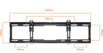 Кронштейн для телевизора Buro MT3 черный 32"-70" макс.40кг настенный наклон - купить недорого с доставкой в интернет-магазине