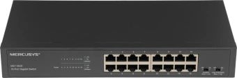 Коммутатор Mercusys MS116GS (L2) 16x1Гбит/с неуправляемый - купить недорого с доставкой в интернет-магазине