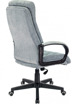 Кресло руководителя Бюрократ CH-824 Fabric серо-голубой Light-28 крестов. пластик - купить недорого с доставкой в интернет-магазине