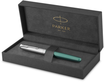 Ручка перьев. Parker Sonnet Essentials SB F545 (CW2169362) LaqGreen CT F сталь нержавеющая подар.кор. - купить недорого с доставкой в интернет-магазине