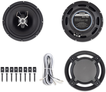 Колонки автомобильные Digma DCA-T602 280Вт 86дБ 4Ом 16.5см (6 1/2дюйм) (ком.:2кол.) коаксиальные двухполосные - купить недорого с доставкой в интернет-магазине