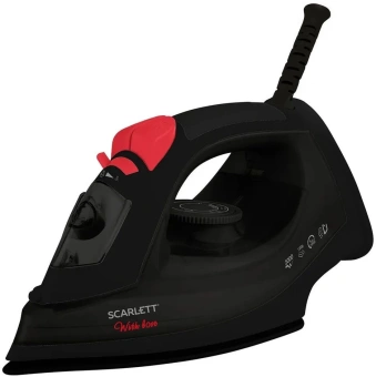 Утюг Scarlett With Love SC-SI30K70 2000Вт черный/красный - купить недорого с доставкой в интернет-магазине
