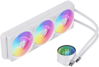 Система водяного охлаждения Bloody LC-11 ARGB Soc-AM5/AM4/1200/1700/1851 белый 4-pin 20-35dB Al+Cu 300W Ret (LC-11-ARGB360-WH) - купить недорого с доставкой в интернет-магазине
