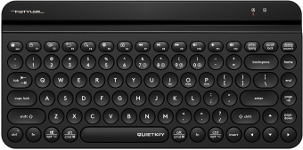 Клавиатура A4Tech Fstyler FBK30 черный USB беспроводная BT/Radio slim Multimedia (FBK30 BLACK) - купить недорого с доставкой в интернет-магазине
