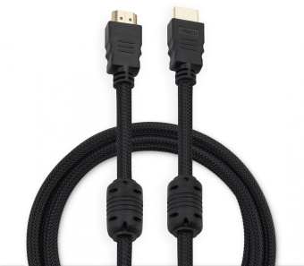 Кабель аудио-видео Buro HDMI (m)/HDMI (m) 3м. феррит.кольца позолоч.конт. черный (HDMI-V1.4-3MC) - купить недорого с доставкой в интернет-магазине