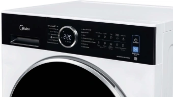 Стиральная машина Midea MF205D80WB/W-RU класс: A загр.фронтальная макс.:8кг (с сушкой) белый инвертор - купить недорого с доставкой в интернет-магазине