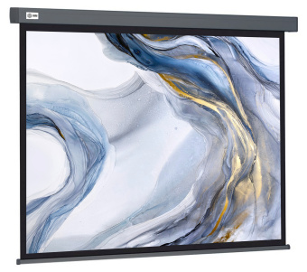 Экран Cactus 128x170.7см Wallscreen CS-PSW-128X170-SG 4:3 настенно-потолочный рулонный серый - купить недорого с доставкой в интернет-магазине