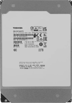 Жесткий диск Toshiba SAS 3.0 22TB MG10SFA22TE Server (7200rpm) 512Mb 3.5" - купить недорого с доставкой в интернет-магазине