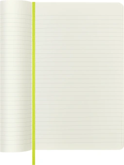 Блокнот Moleskine CLASSIC SOFT QP616C2 Large 130х210мм 192стр. линейка мягкая обложка лайм - купить недорого с доставкой в интернет-магазине