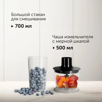 Блендер погружной Red Solution RHB-2987 1200Вт черный/стальной - купить недорого с доставкой в интернет-магазине