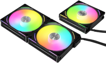 Вентилятор для корпуса Lian-Li Uni Fan ALV2 120 V2 ARGB 120х120x28 черный 7-pin 28.7дБ (упак.:3шт) (G99.12ALV23B.00) Ret - купить недорого с доставкой в интернет-магазине