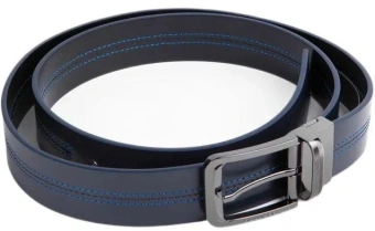 Ремень мужской Piquadro Blue Square CU6742B2/BLUN 125х3.5см синий/черный натур.кожа - купить недорого с доставкой в интернет-магазине