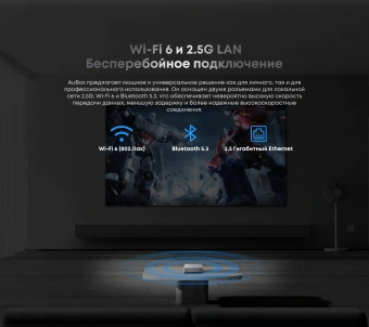 ПК Мини Chuwi AuBox Ryzen 7 8745HS (3.8) 16Gb SSD512Gb 780M Windows 11 Pro 2x2.5GbitEth WiFi BT 120W серебристый/черный - купить недорого с доставкой в интернет-магазине