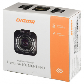 Видеорегистратор Digma FreeDrive 206 Night FHD черный 2Mpix 1080x1920 1080p 170гр. GP5168 - купить недорого с доставкой в интернет-магазине