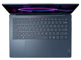 Ноутбук Lenovo Yoga 9 2-in-1 14IPH11 Core Ultra 7 355 32Gb SSD512Gb Intel Graphics 14" OLED Touch 2.8K (2880x1800) Windows 11 Home blue WiFi BT Cam (83SE001RRK) - купить недорого с доставкой в интернет-магазине