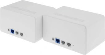 Бесшовный Mesh роутер Mercusys Halo H90X(2-pack) AX6000 10/100/1000BASE-TX белый (упак.:2шт) - купить недорого с доставкой в интернет-магазине