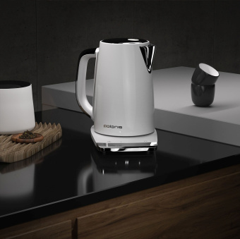 Чайник электрический Polaris PWK 1755CAD WIFI IQ Home 1.7л. 2150Вт белый корпус: металл (PWK 1755CAD) - купить недорого с доставкой в интернет-магазине