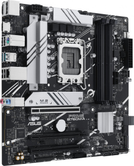 Материнская плата Asus PRIME B760M-A-CSM Soc-1700 Intel B760 4xDDR5 mATX AC`97 8ch(7.1) 2.5Gg RAID+HDMI+DP - купить недорого с доставкой в интернет-магазине