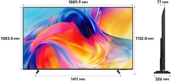 Телевизор LED Samsung 85" UE85M70HAUXPY черный/серый 4K Ultra HD 60Hz DVB-T2 DVB-C DVB-S2 USB WiFi Smart TV - купить недорого с доставкой в интернет-магазине
