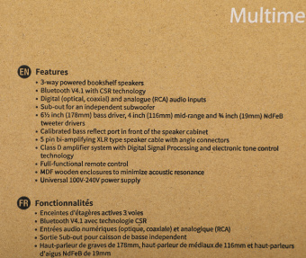 Колонки Edifier R2750DB 2.0 черный 136Вт BT - купить недорого с доставкой в интернет-магазине