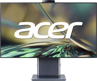 Моноблок Acer Aspire S27-1755 27" WQHD i7 1260P (2.1) 16Gb SSD512Gb Iris Xe CR Eshell GbitEth WiFi BT 135W клавиатура мышь Cam серый 2560x1440 - купить недорого с доставкой в интернет-магазине