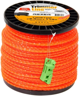 Леска для садовых триммеров Rezer Ultra-pro Twistop d=2.4мм L=114м (03.007.00103) - купить недорого с доставкой в интернет-магазине