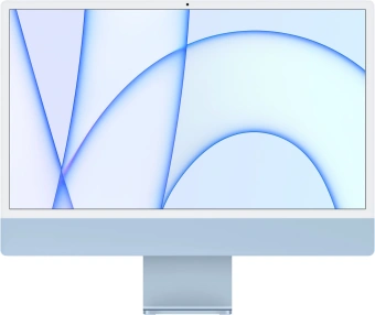 Моноблок Apple iMac A2438 24" 4.5K M1 8 core 8Gb SSD256Gb 8 core GPU macOS GbitEth WiFi BT клавиатура мышь Cam синий 4480x2520 - купить недорого с доставкой в интернет-магазине
