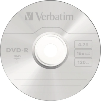 Диск DVD-R Verbatim 4.7Gb 16x Cake Box (50шт) (43548) - купить недорого с доставкой в интернет-магазине
