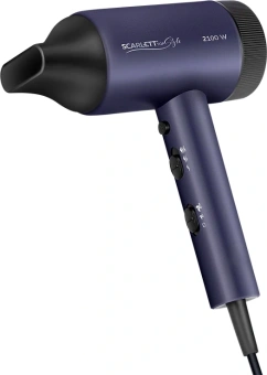 Фен Scarlett SC-HD70I61 2100Вт синий - купить недорого с доставкой в интернет-магазине