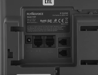 Телефон IP Flyingvoice P10P черный - купить недорого с доставкой в интернет-магазине
