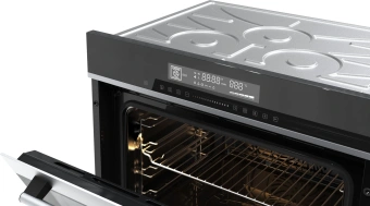 Духовой шкаф Электрический Hyundai HEO 6773 IX черный/нержавеющая сталь - купить недорого с доставкой в интернет-магазине