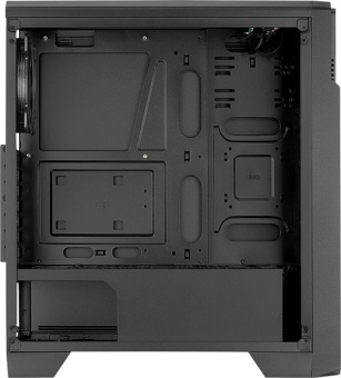 Корпус Aerocool Ore Saturn FRGB-G-BK-v1 черный без БП ATX 3x120mm 2xUSB2.0 1xUSB3.0 audio CardReader bott PSU - купить недорого с доставкой в интернет-магазине
