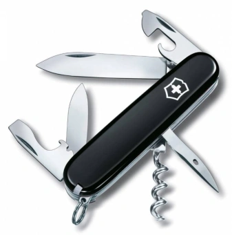 Нож перочинный Victorinox Spartan (1.3603.3) 91мм 12функц. черный карт.коробка - купить недорого с доставкой в интернет-магазине