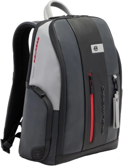 Рюкзак мужской Piquadro Urban CA7164UB00/GRN серый/черный натур.кожа - купить недорого с доставкой в интернет-магазине