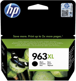 Картридж струйный HP 963XL 3JA30AE черный (2000стр.) для HP OfficeJet Pro 901x/902x HP - купить недорого с доставкой в интернет-магазине