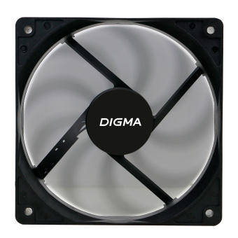 Вентилятор Digma DFAN-120-9 120x120x25mm 3-pin 4-pin (Molex)23dB 120gr Ret - купить недорого с доставкой в интернет-магазине