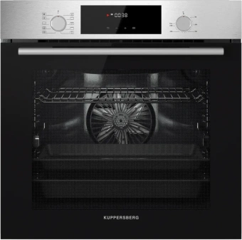 Духовой шкаф Электрический Kuppersberg HF 609 BX черный/нержавеющая сталь - цена, купить или заказать с доставкой в интернет-магазине Духовой шкаф Электрический Kuppersberg HF 609 BX черный/нержавеющая сталь - купить недорого с доставкой в интернет-магазине