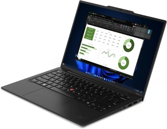 Ноутбук Lenovo ThinkPad X1 Carbon G12 Core Ultra 7 155U 32Gb SSD512Gb Intel Graphics 14" IPS Touch WUXGA (1920x1200) Windows 11 Pro 64 black WiFi BT Cam (21KC00A7US) - купить недорого с доставкой в интернет-магазине