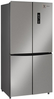 Холодильник Weissgauff WCD 450 X NoFrost Inverter 2-хкамерн. нержавеющая сталь инвертер - купить недорого с доставкой в интернет-магазине