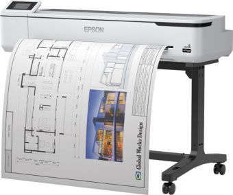 Плоттер Epson SureColor SC-T5100 (C11CF12301A0/C11CF12301A1) A0/36" - купить недорого с доставкой в интернет-магазине