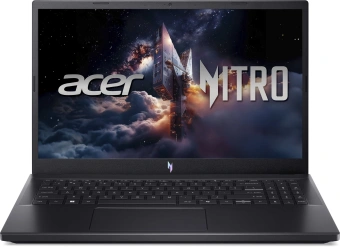 Ноутбук Acer Nitro V 15 ANV15-52-54JU Core i5 13420H 16Gb SSD1Tb NVIDIA GeForce RTX4050 6Gb 15.6" IPS FHD (1920x1080) без ОС black WiFi BT Cam (NH.QV2CD.002) - купить недорого с доставкой в интернет-магазине