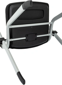 Стул Бюрократ X-Click черный на ножках металл серый - купить недорого с доставкой в интернет-магазине