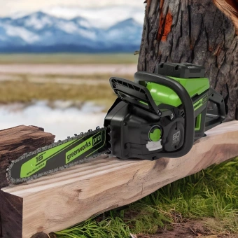 Цепная пила Greenworks GD60CS25 аккум. 2500Вт дл.шины:16" (40cm) (2008907) - купить недорого с доставкой в интернет-магазине