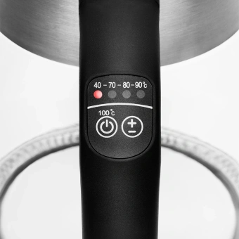 Чайник электрический Kitfort КТ-6107 1.7л. 2200Вт серебристый корпус: металл/пластик - купить недорого с доставкой в интернет-магазине