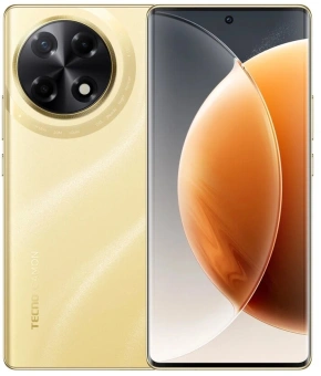 Смартфон Tecno Camon 30S 128Gb 8Gb золотистый моноблок 3G 4G 2Sim 6.78" 1080x2436 Android 14 50Mpix 802.11 a/b/g/n/ac NFC GPS GSM900/1800 TouchSc Protect VidConf FM A-GPS - купить недорого с доставкой в интернет-магазине